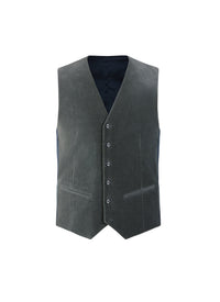 Velvet suit waistcoat - Navy