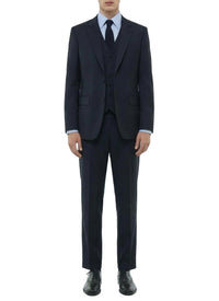 Wool suit waistcoat - Navy