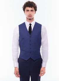 Bleu de Prusse Gilet - Bleu de Prusse