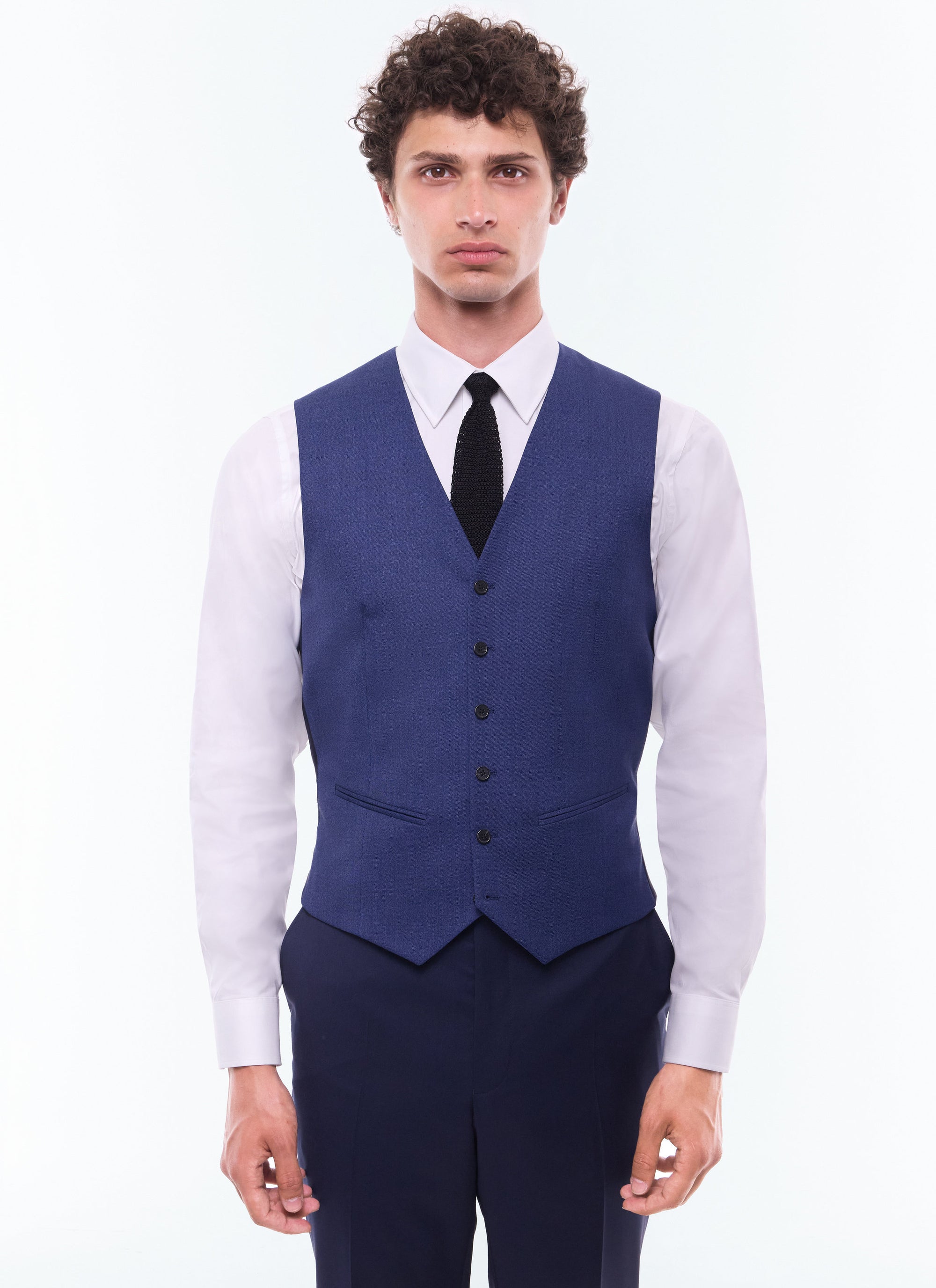 Bleu de Prusse Gilet - Bleu de Prusse