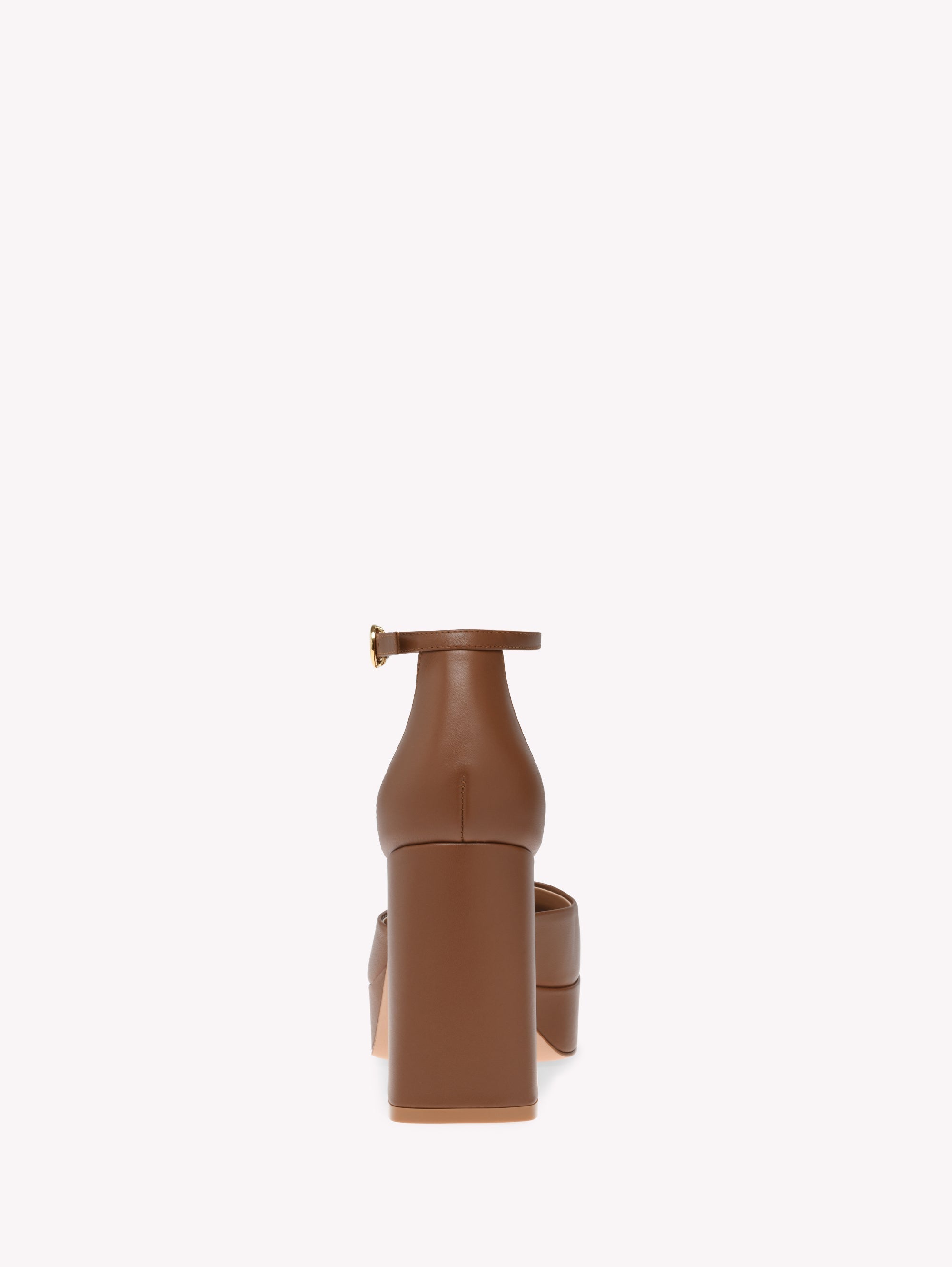 Escarpins Vian 95 en cuir lisse - Brun