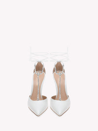 Escarpins Brilliant 105 en cuir lisse - Blanc