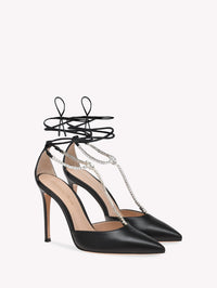 Escarpins Brilliant 105 en cuir lisse - Noir