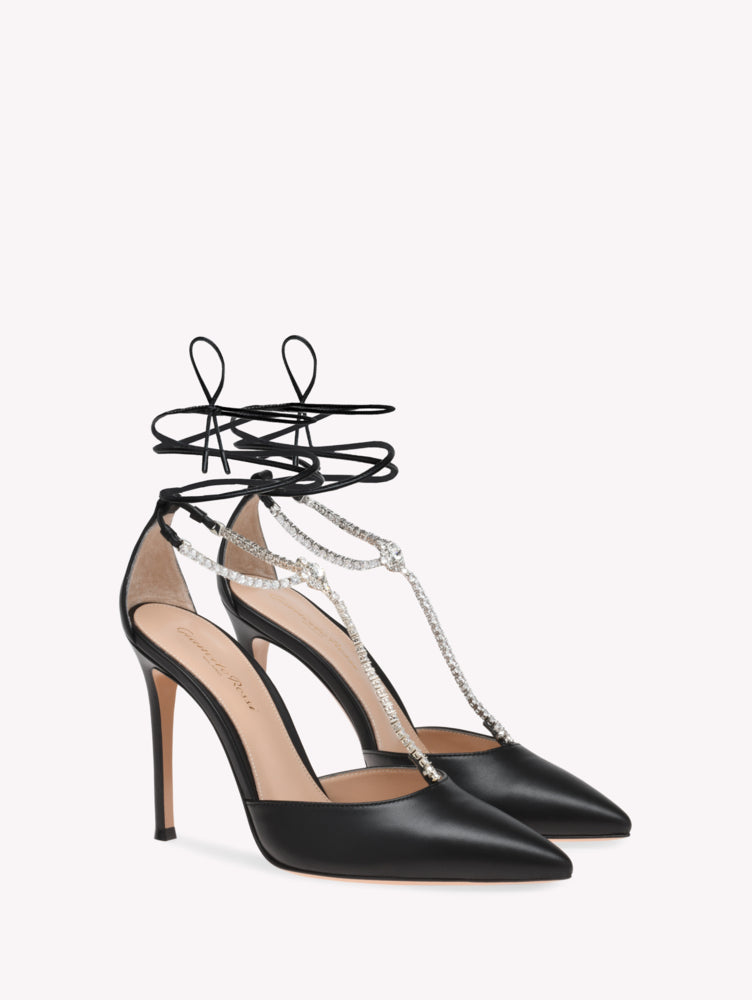 Escarpins Brilliant 105 en cuir lisse - Noir