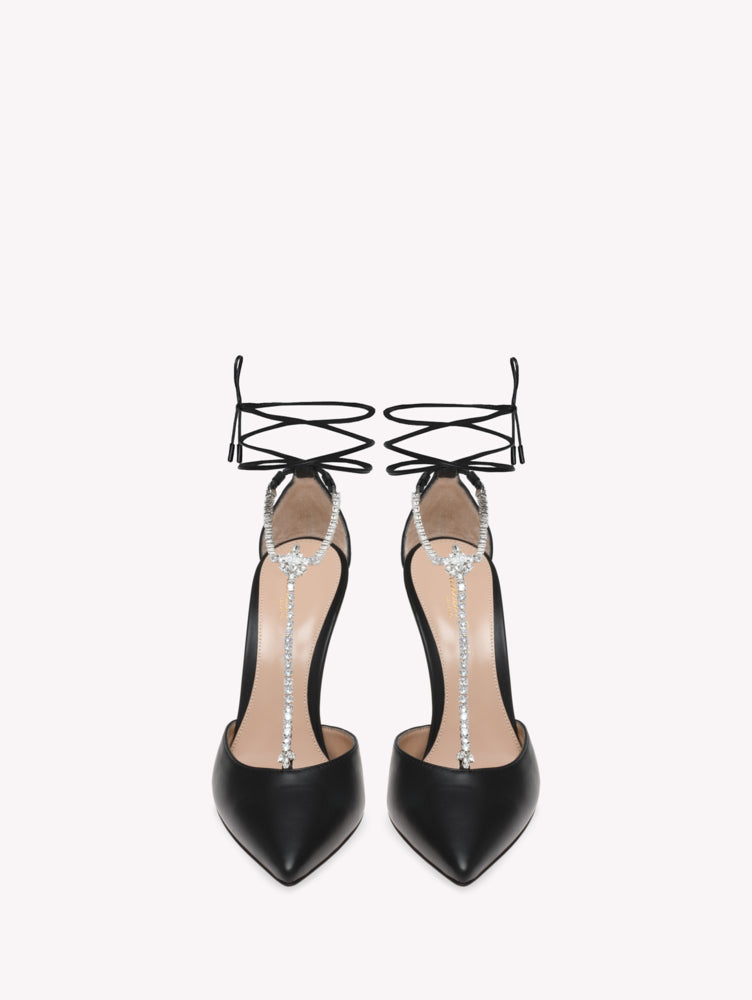 Escarpins Brilliant 105 en cuir lisse - Noir