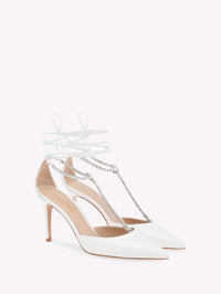 Escarpins Brilliant 85 en cuir lisse - Blanc