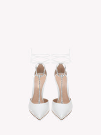 Escarpins Brilliant 85 en cuir lisse - Blanc