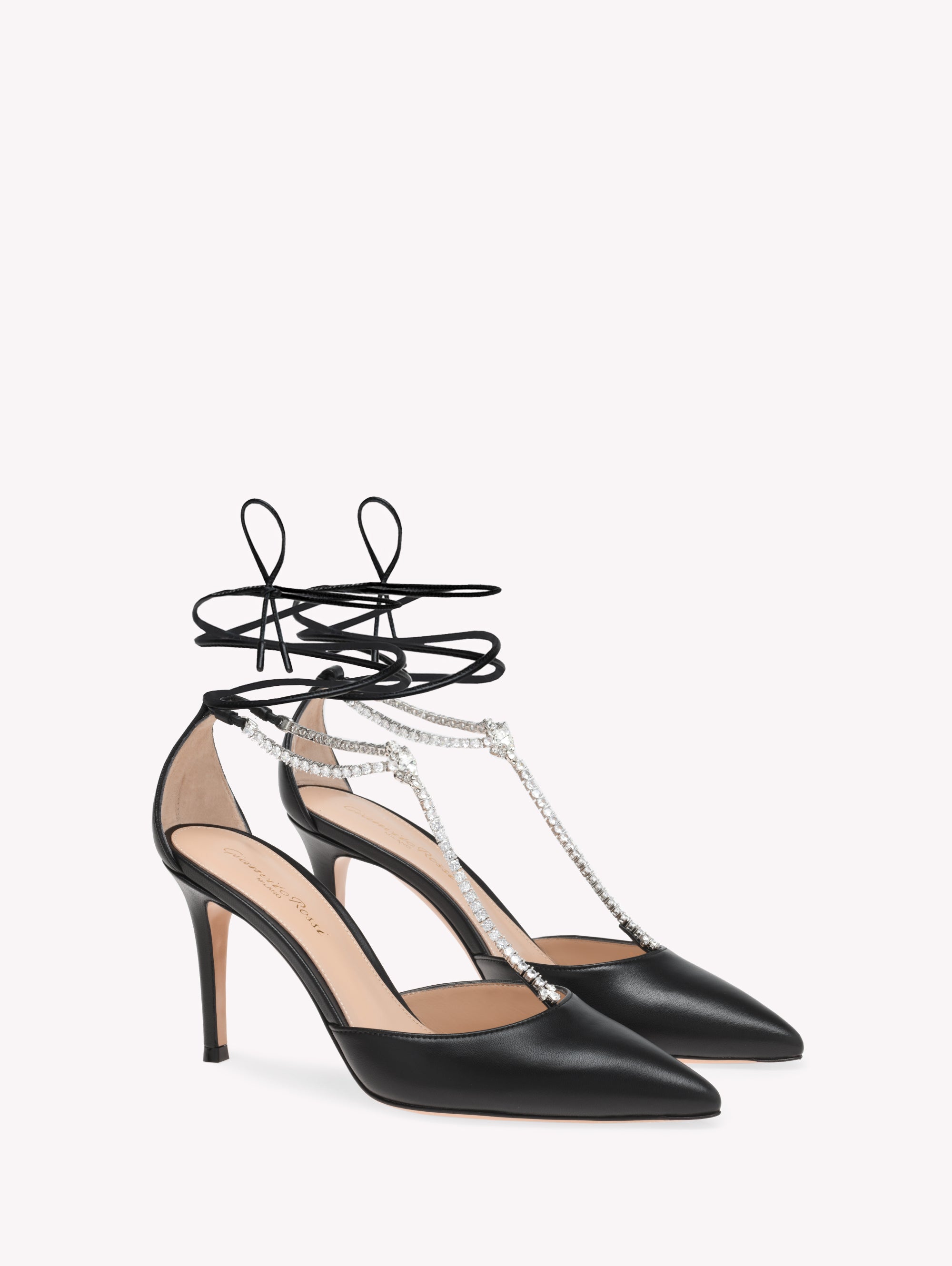 Escarpins Brilliant 85 en cuir lisse - Noir