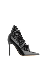 Escarpins Gabrielle 105 en cuir lisse - Noir