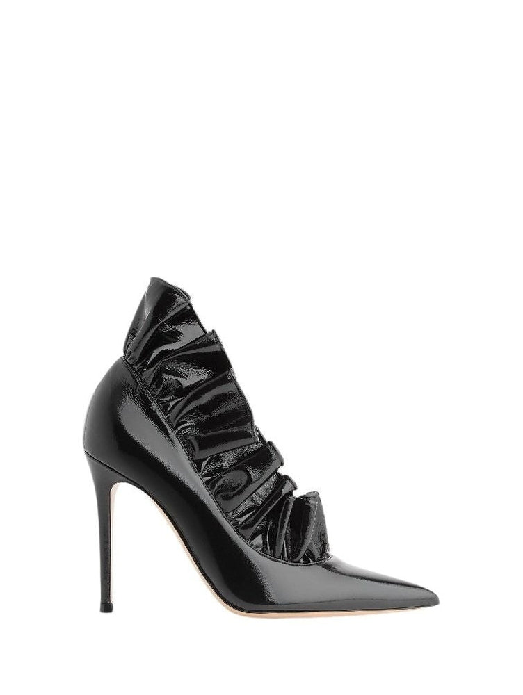Escarpins Gabrielle 105 en cuir lisse - Noir