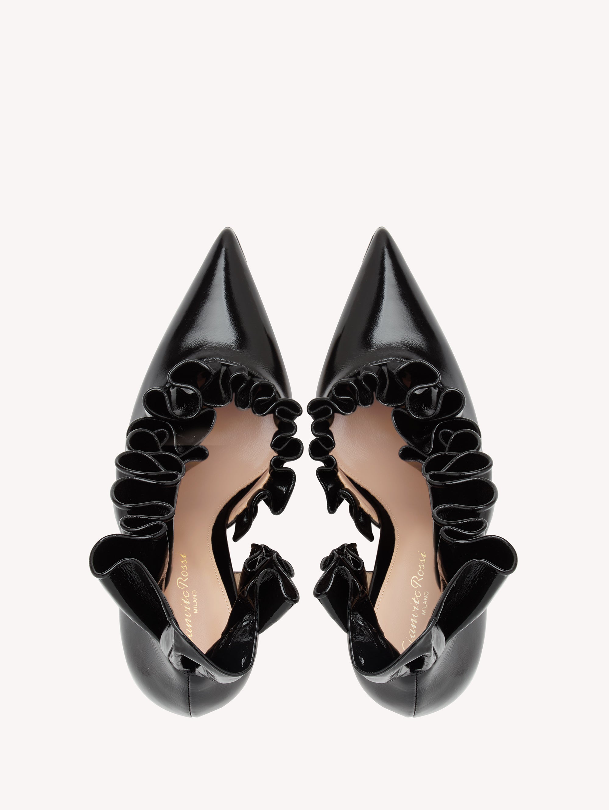 Escarpins Gabrielle 105 en cuir lisse - Noir