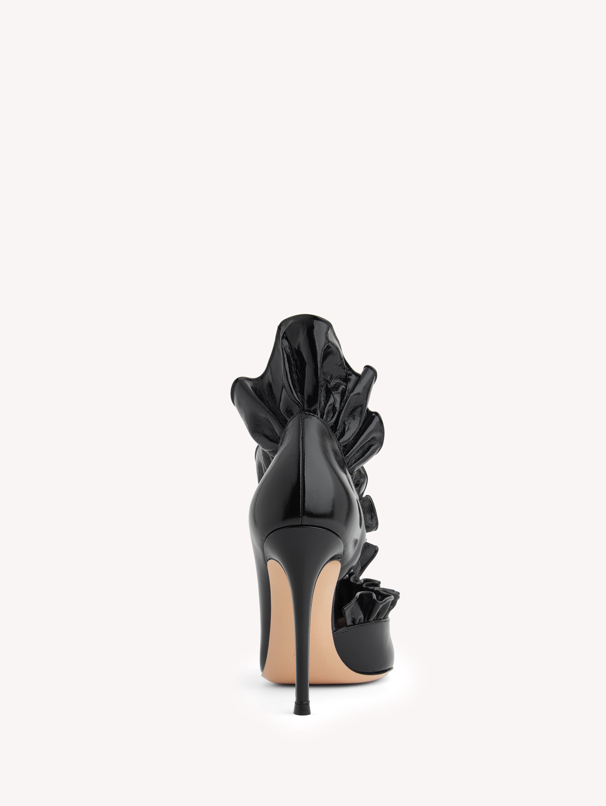 Escarpins Gabrielle 105 en cuir lisse - Noir