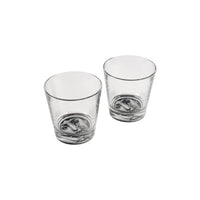 Set of 2 Tema e Variazioni glasses n°344 - Black & White
