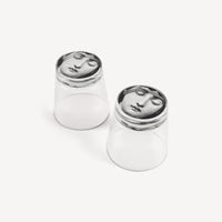 Set of 2 Tema e Variazioni glasses n°376 - Black & White