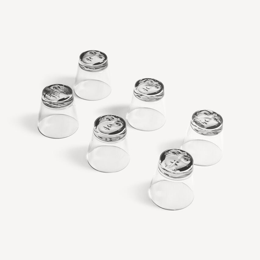 Tema e Variazioni glass set - Black & White