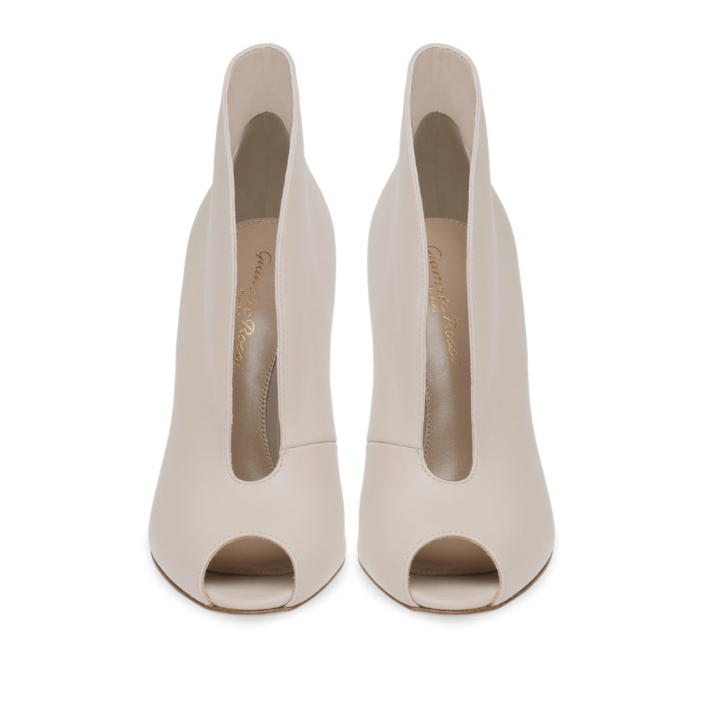 Escarpins Vamp 105 en cuir lisse - Neutre