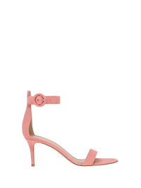 Sandales Portofino 70 en daim - Rose