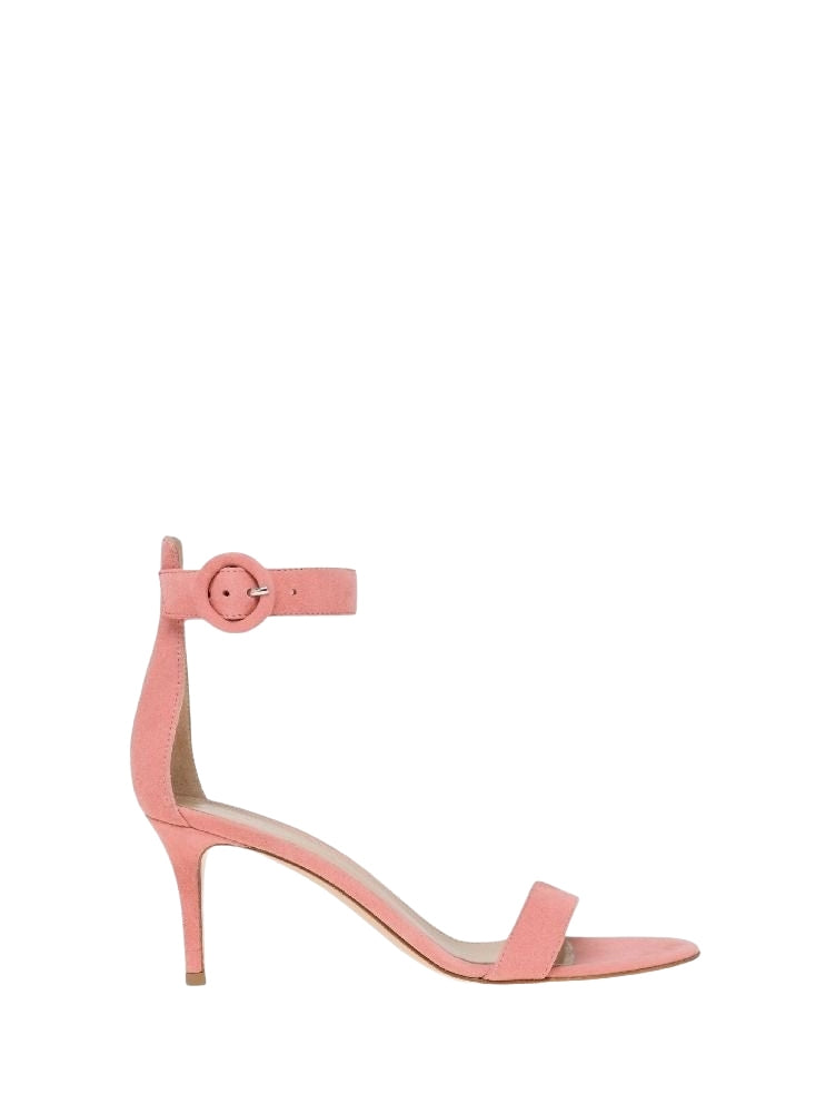 Sandales Portofino 70 en daim - Rose