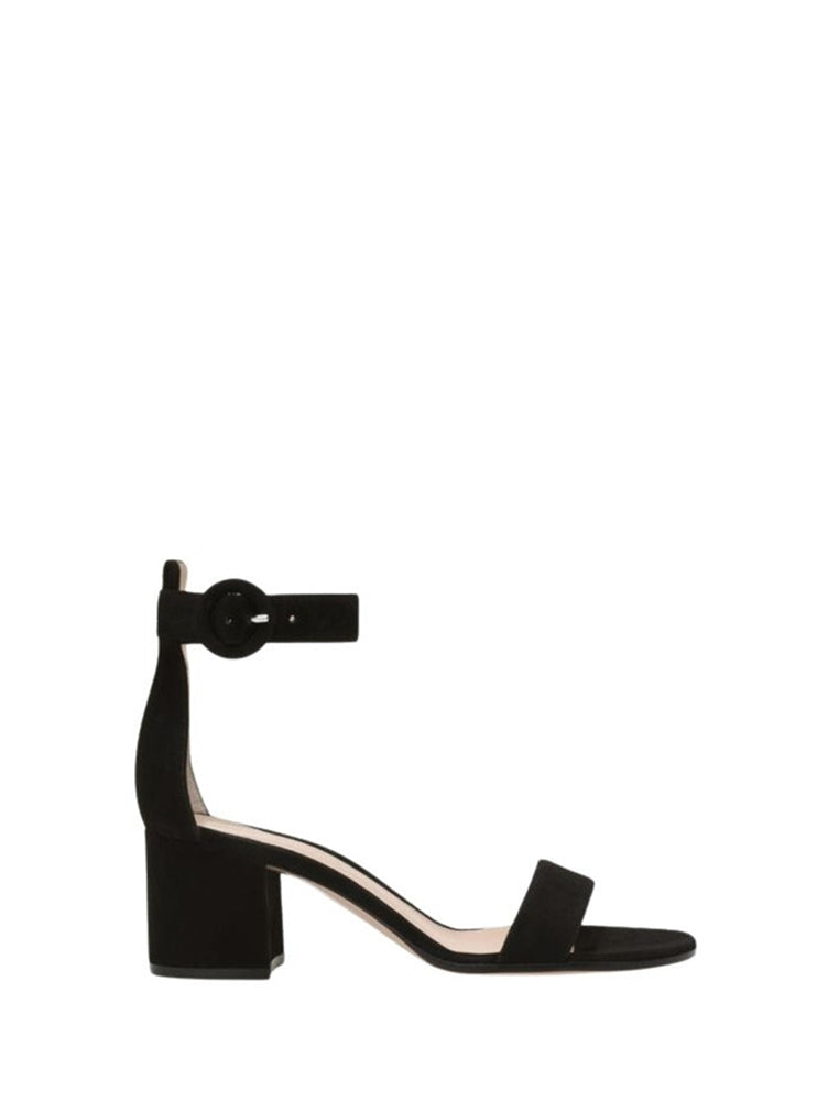 Sandales Versilia 60 en daim - Noir