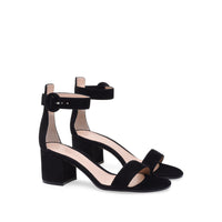 Sandales Versilia 60 en daim - Noir