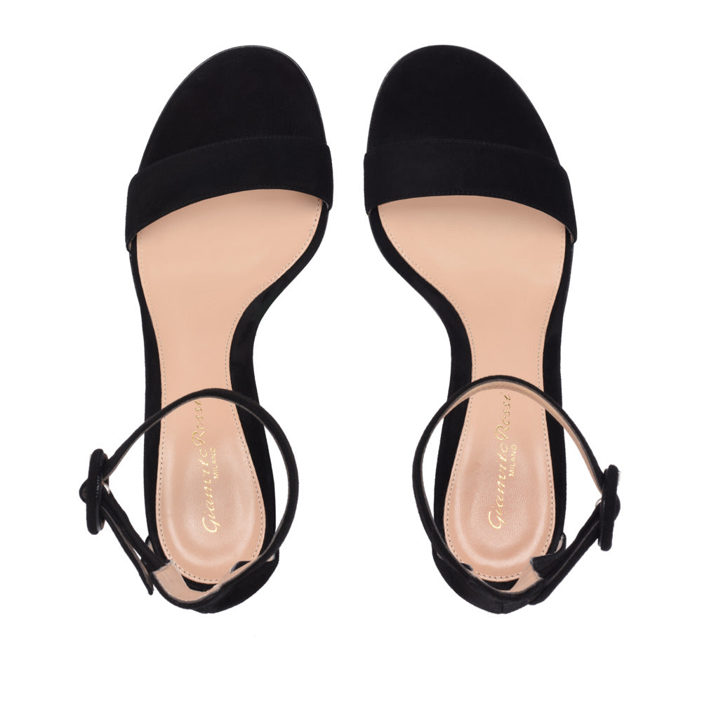 Sandales Versilia 60 en daim - Noir