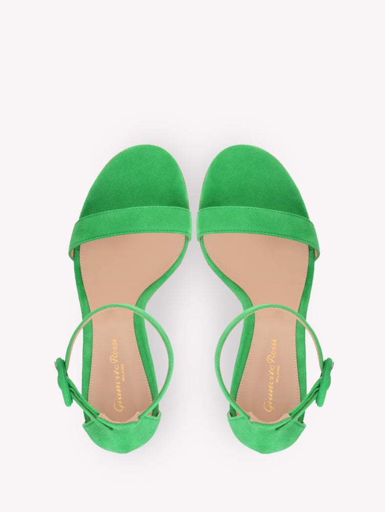 Sandales Portofino 85 en daim - Vert