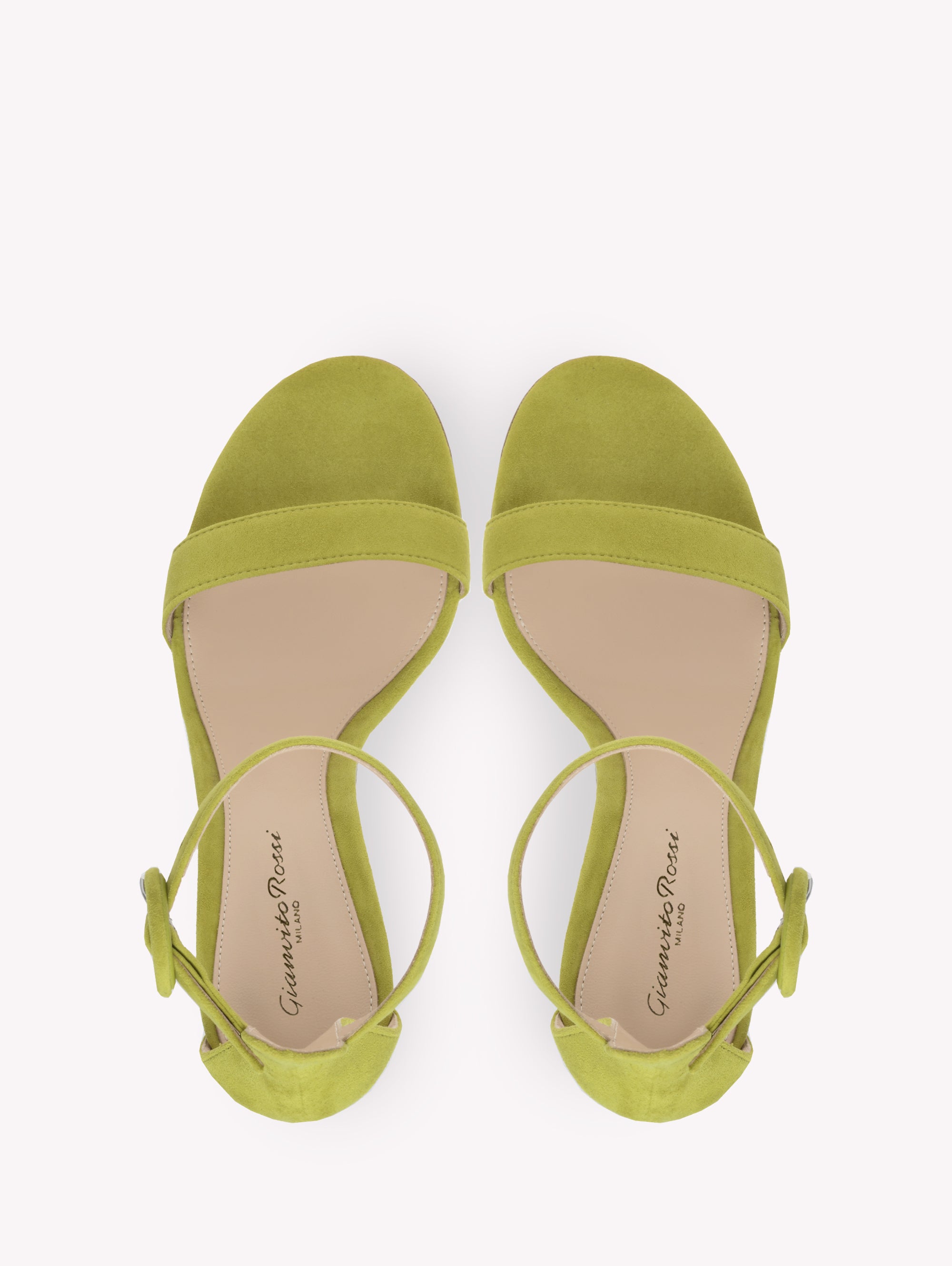 Sandales Portofino 85 en daim - Vert
