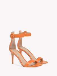 Sandales Portofino 85 en cuir lisse - Orange