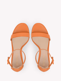 Sandales Portofino 85 en cuir lisse - Orange