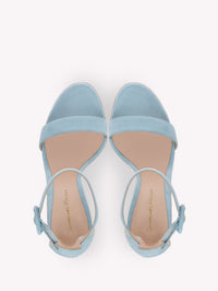 Sandales Portofino 105 en daim - Bleu