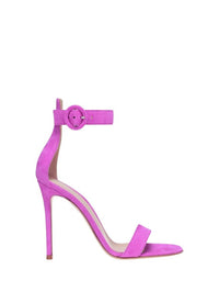 Sandales Portofino 105 en daim - Rose