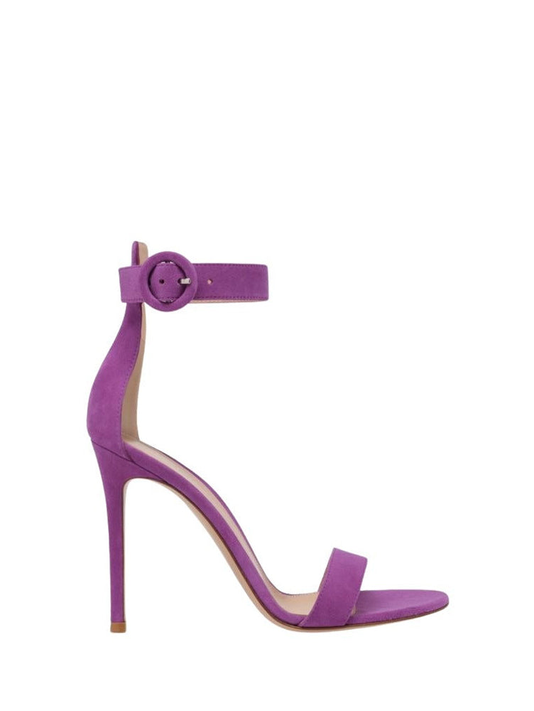 Sandales Portofino 105 en daim - Violet