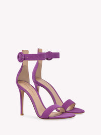 Sandales Portofino 105 en daim - Violet