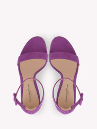 Sandales Portofino 105 en daim - Violet