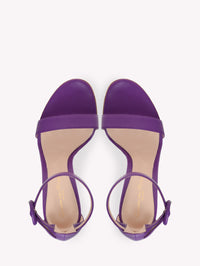Sandales Portofino 105 en cuir lisse - Pourpre