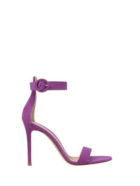 Sandales Portofino 105 en daim - Violet