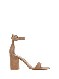 Sandales Versilia 85 en daim - Marron