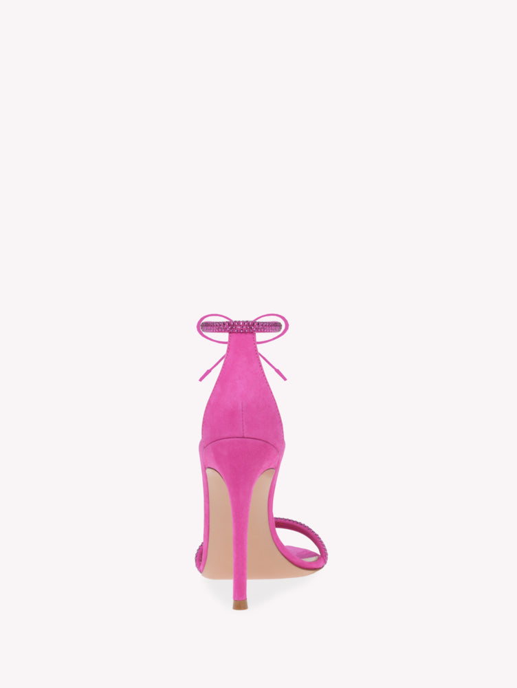 Sandales Montecarlo 105 en daim - Rose