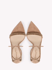 Sandales Montecarlo 105 en daim - Rose