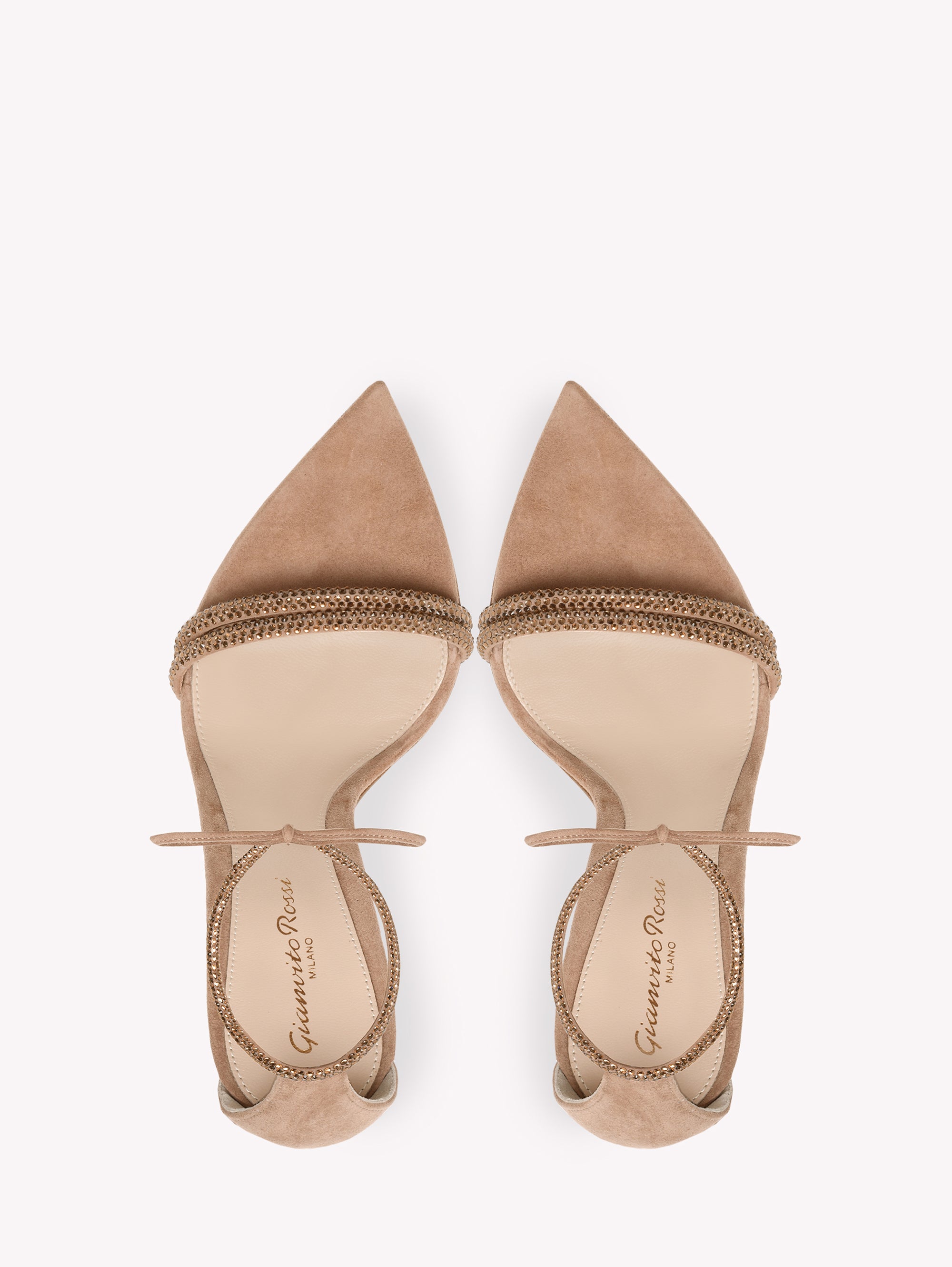 Sandales Montecarlo 105 en daim - Rose