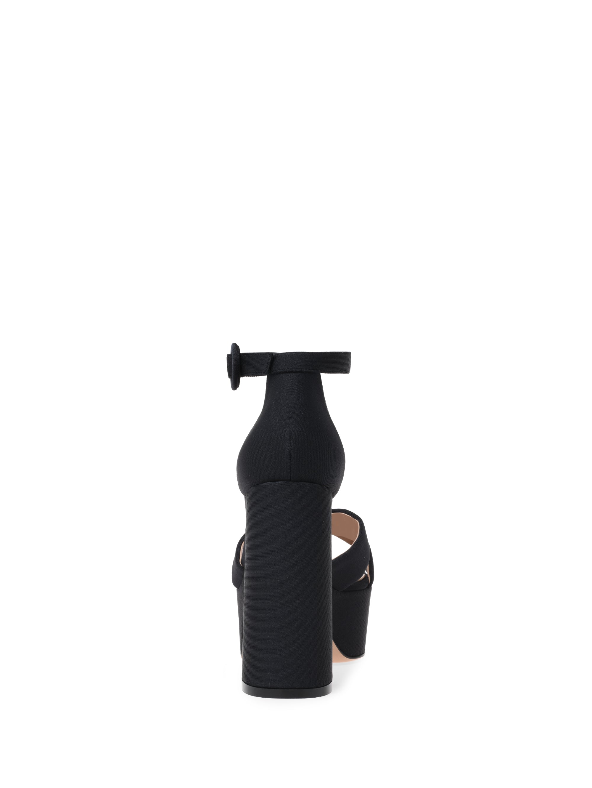 Sandales Sheridan 10,5 en satin - Noir
