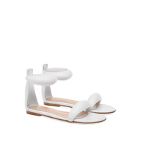 Sandales Bijoux en cuir lisse - Blanc