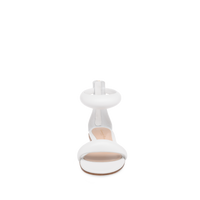 Sandales Bijoux en cuir lisse - Blanc