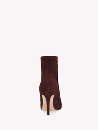 Bottines Levy 85 en daim - Rouge