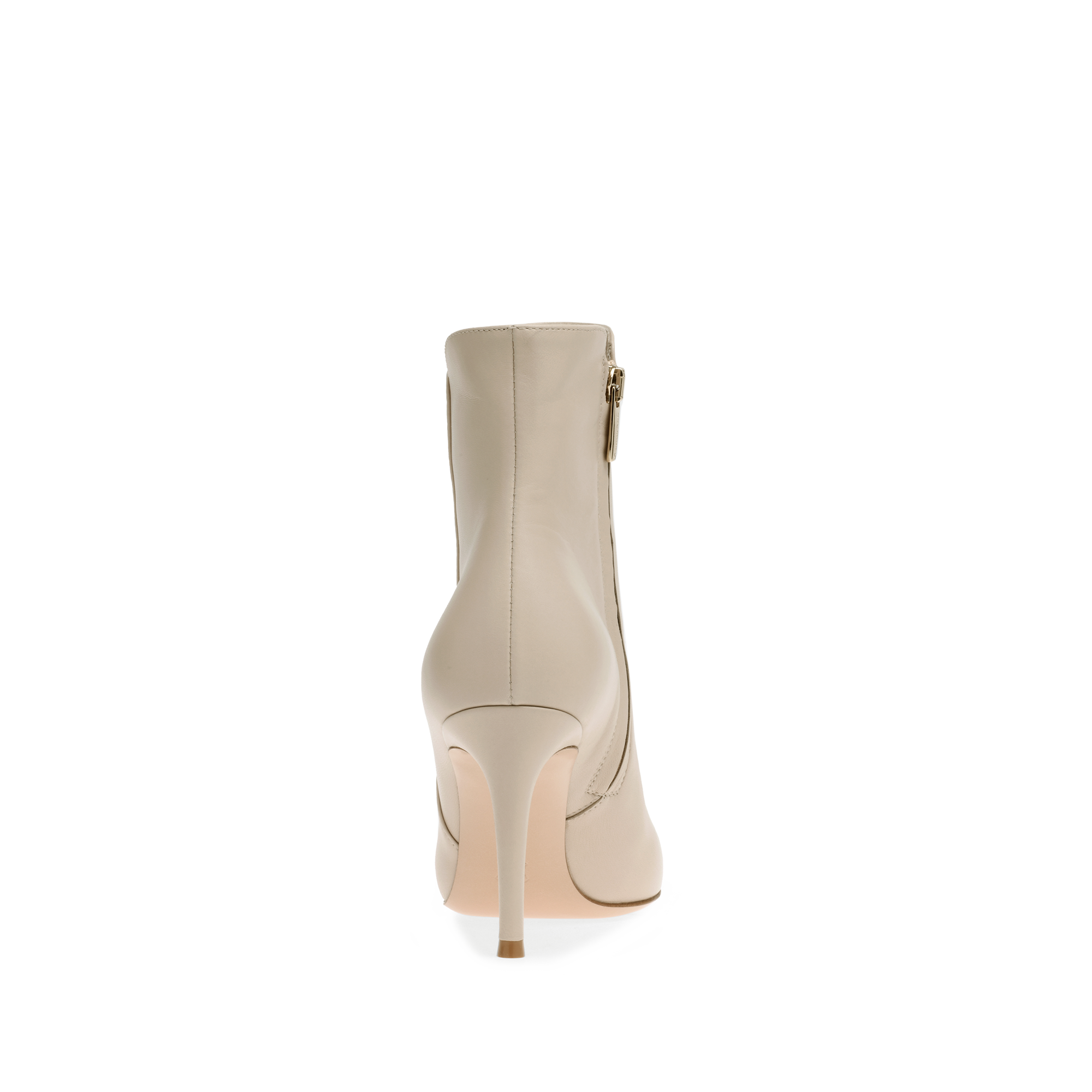 Bottines Levy 85 en cuir lisse - Beige