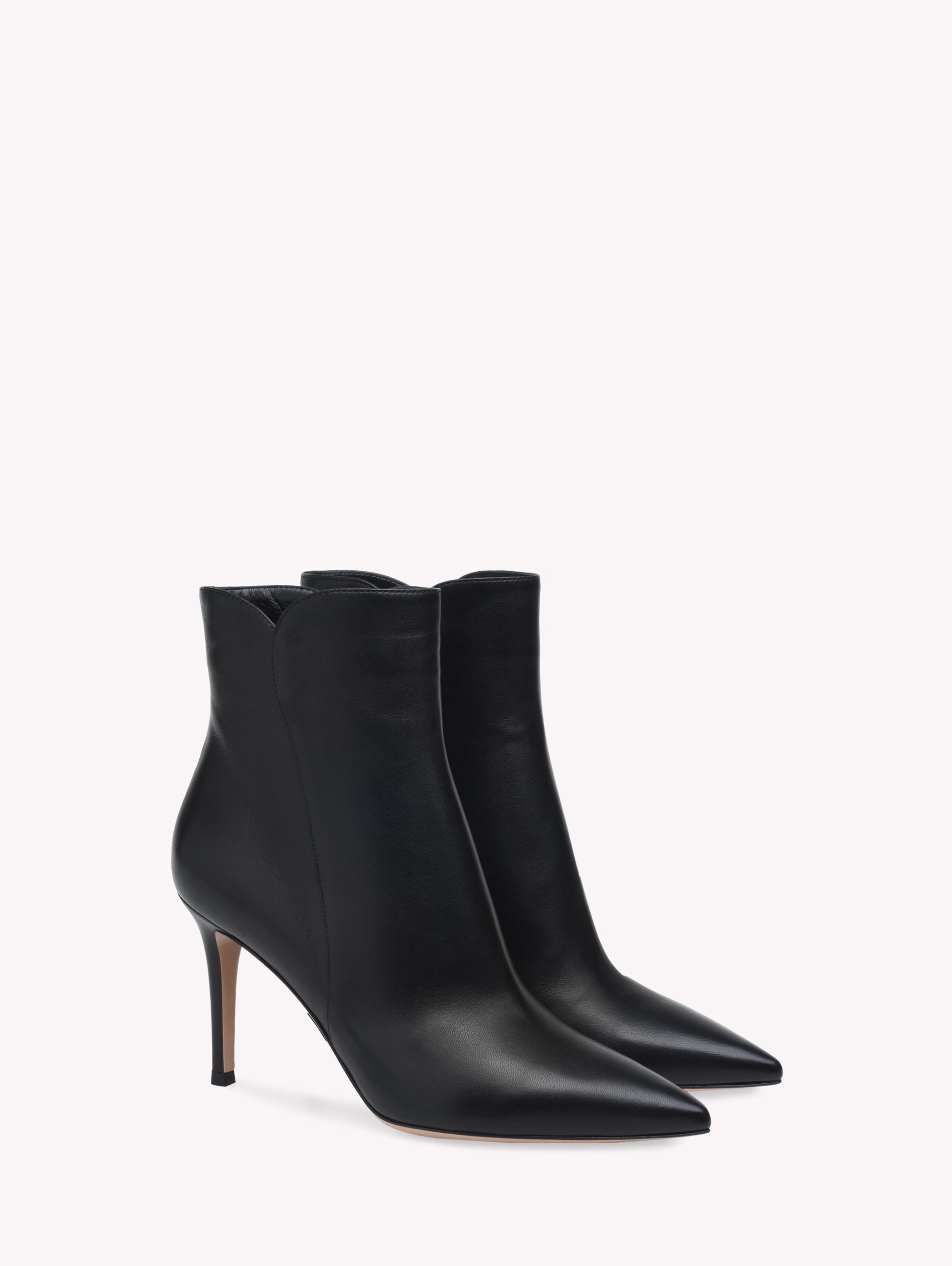 Bottines Levy 85 en cuir lisse - Noir