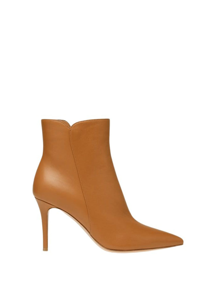 Bottines Levy 85 en cuir lisse - Brun