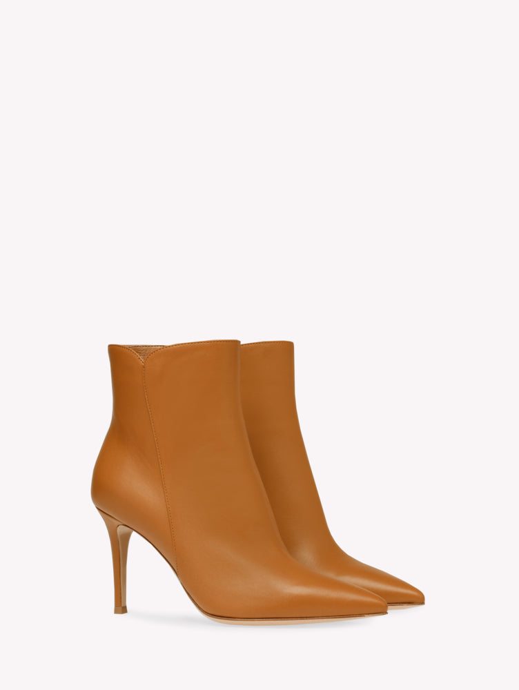 Bottines Levy 85 en cuir lisse - Brun