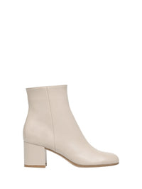 Bottines Margaux 60 en cuir lisse - Neutre