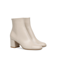 Bottines Margaux 60 en cuir lisse - Neutre
